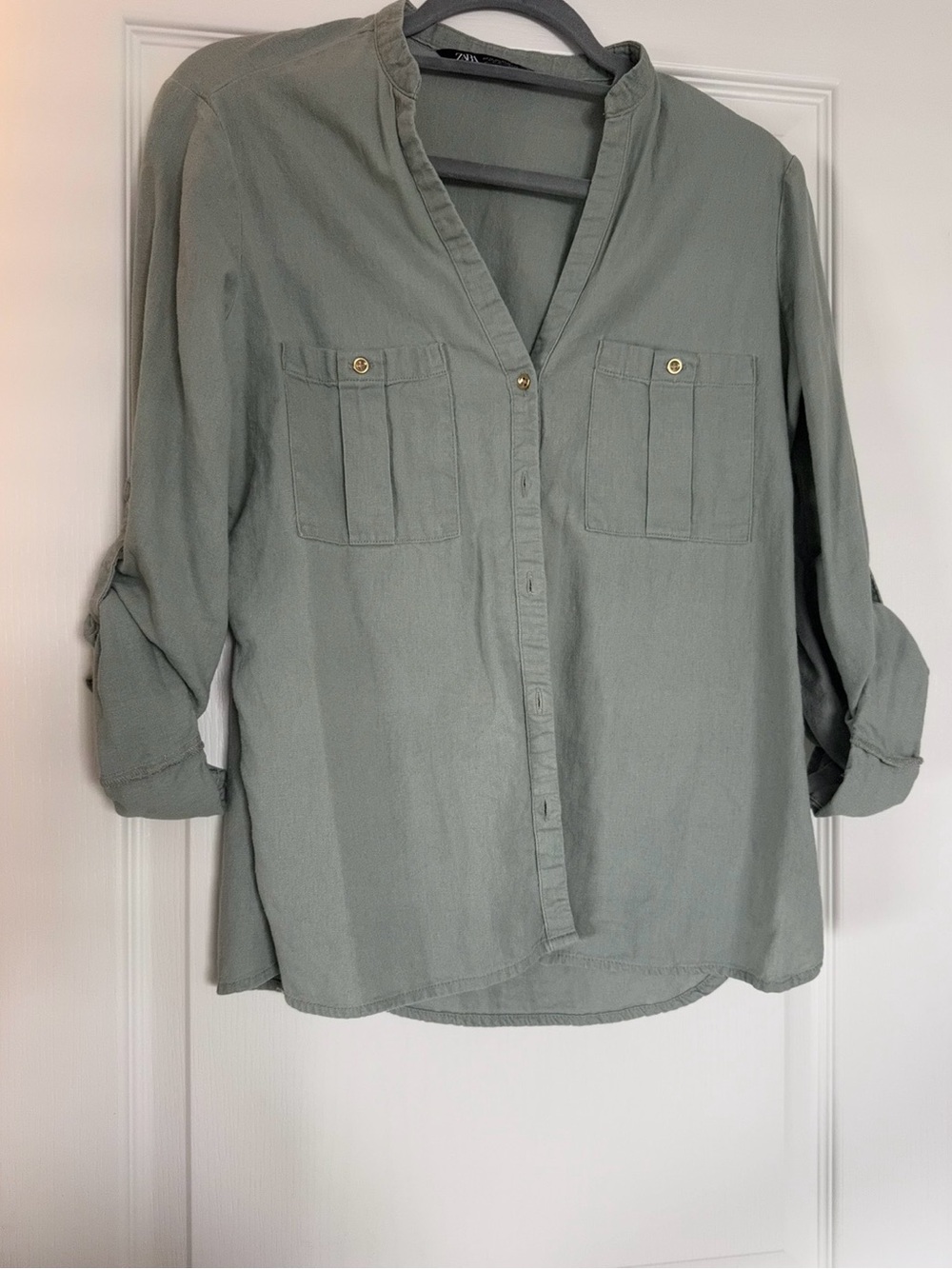 Zara linen shirt